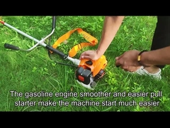 휘발유 브러시 커터 뇌졸중 배낭 브러시 커터 31CC를 4명 매다는 높은 쪽