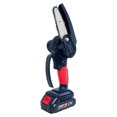 Battery Powered Cordless Mini Chainsaw 6 Inch Skin Only with Brushed motor