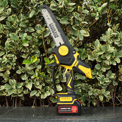 Amazon 6-Inch One-Handed Brushless Lithium Electric Chainsaw Small Woodworking Rechargeable Chain Saw