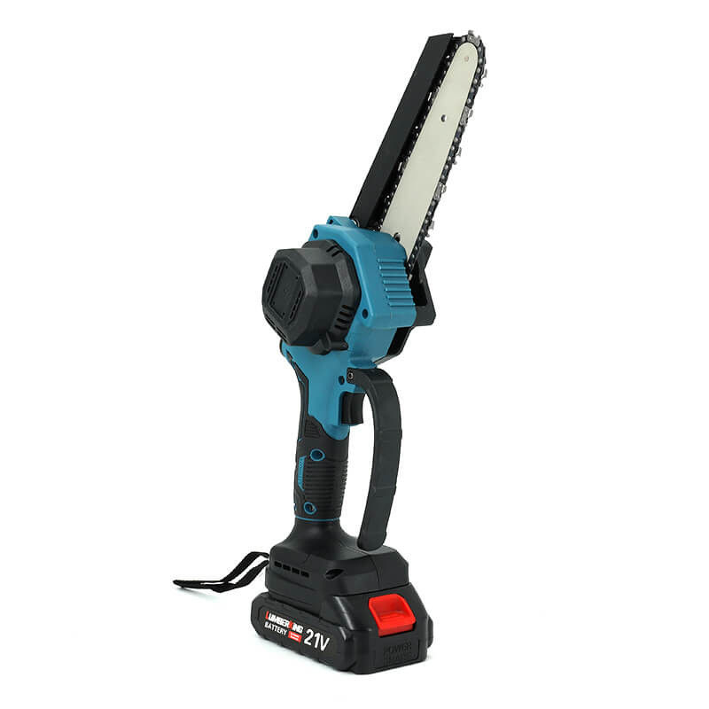 Professional 6Inch Electric Chain Saw High Torque Battery Chainsaw With Safety Lock