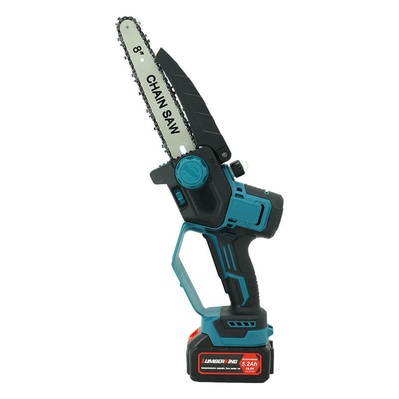 8 Inch Cordless Pole Chainsaw Electric Telescopic Long Reach Chain Saw With Auto Chain Oil System