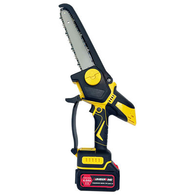 휴대용 미니 무선 전기 체인톱 목재 목재 재충전용 야외